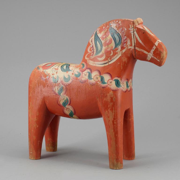 DALAHÄSTAR, 2 stycken, 1900-tal.