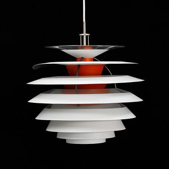 Poul Henningsen, a 'Kontrast' pendant light, Louis Poulsen, Denmark.