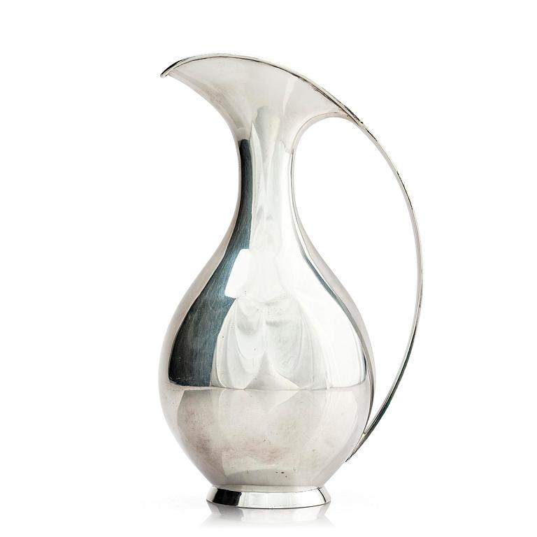 Kay Fisker, a sterling silver jug, company Anton Michelsen, Copenhagen, Denmark.