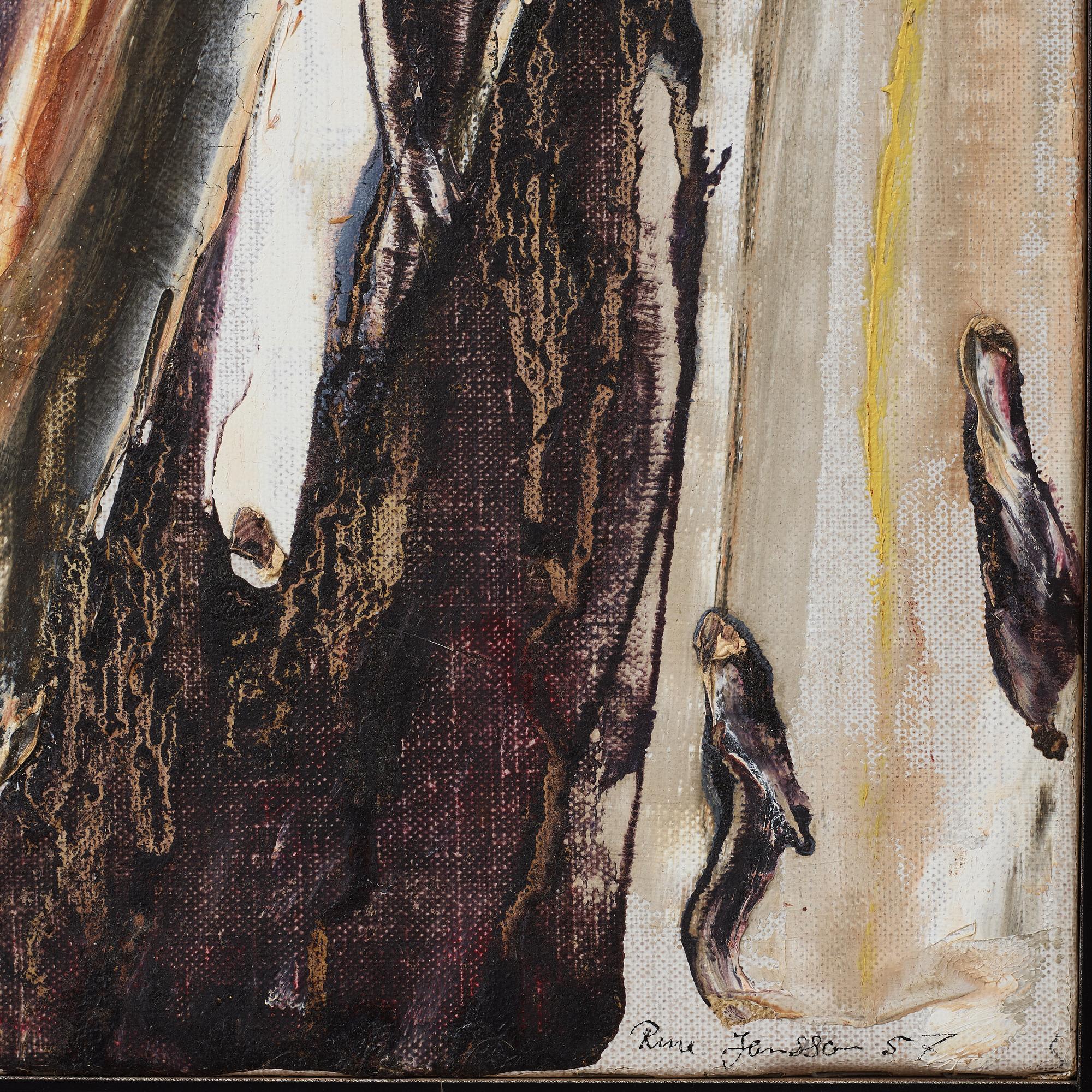 RUNE JANSSON, oil on canvas, signed and dated -57.