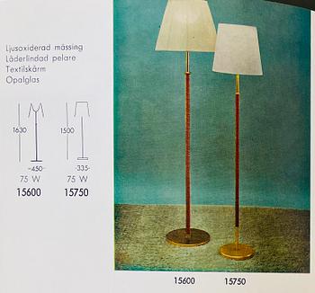 Harald Notini, a floor lamp, model '15600', Arvid Böhlmarks Lampfabrik, Sweden, 1950s.