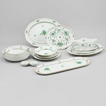 SERVISDELAR, 65 st, porslin, Herend, Ungern, 1900-talets andra hälft.