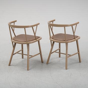 Björn Dahlström karmstolar, ett par, "Yes 097", NC Nordic Care, modell designad 2006.