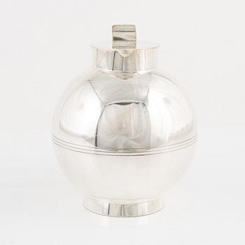 Sylvia Stave, a silver plated jug, CG Hallberg, 1930's.
