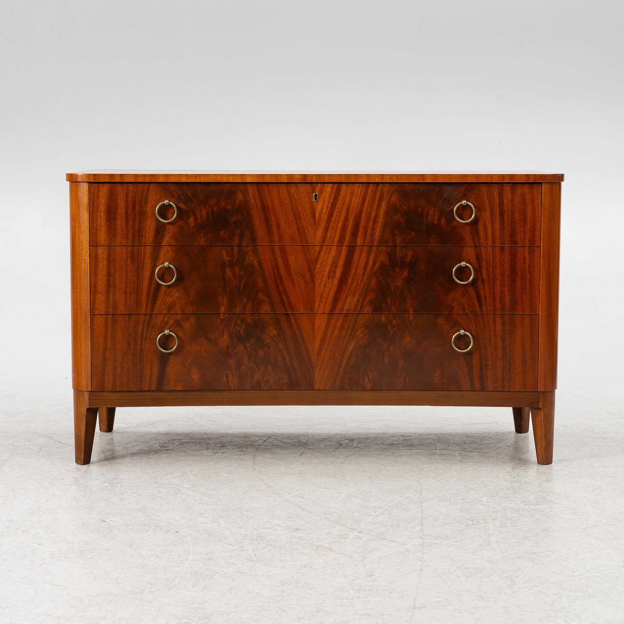 Swedish Modern, byrå, AB Seffle Möbelfabrik, Säffle, 1940-tal.