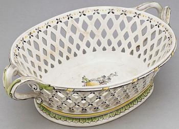 GALLERSKÅL, flintgods, Rörstrand, omkring 1900.