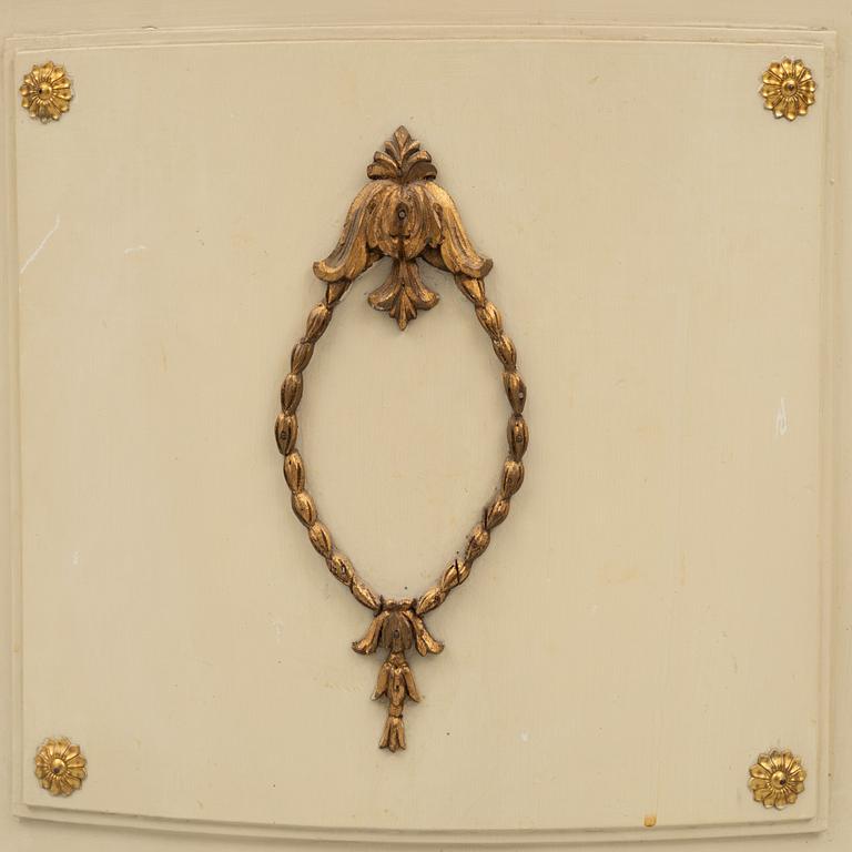 Corner cabinet, circa mid-20th century, Gustavian style.