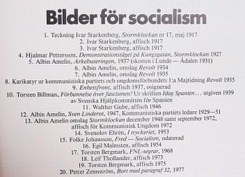 PARTI GRAFISKA BLAD, "Bilder för socialism" och "Le Sifflet".