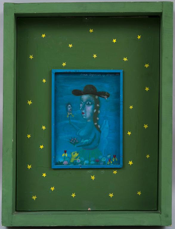 Leonid Purygin, SELF PORTRAIT IN THE MIRROR.