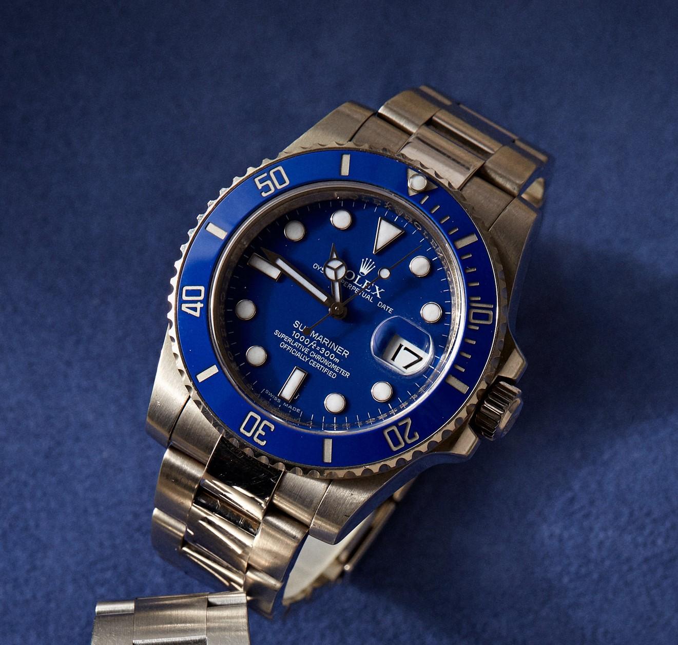 ROLEX, Submariner, "Smurf".