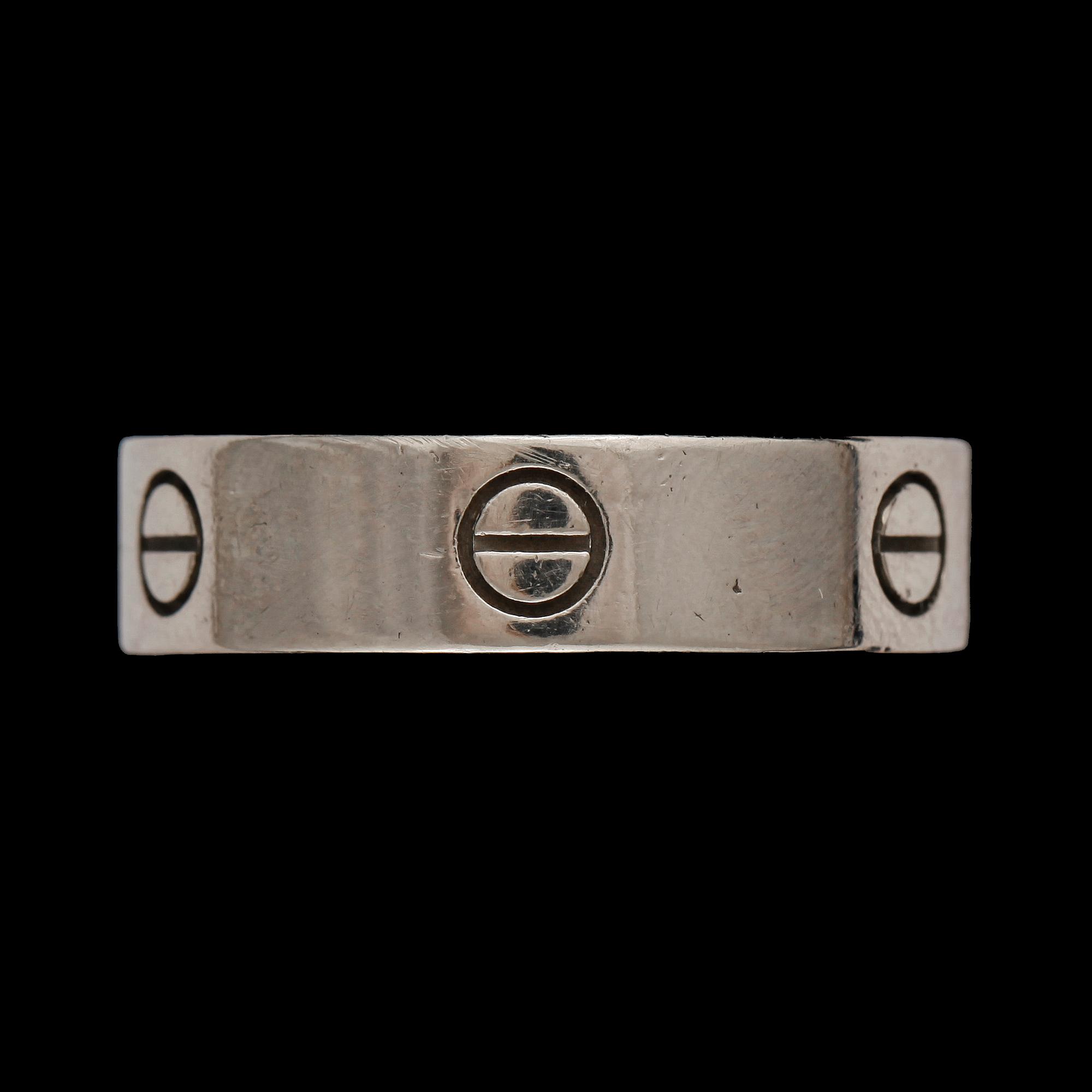 RING, 18k vitguld, Love Ring, Cartier, 1996.