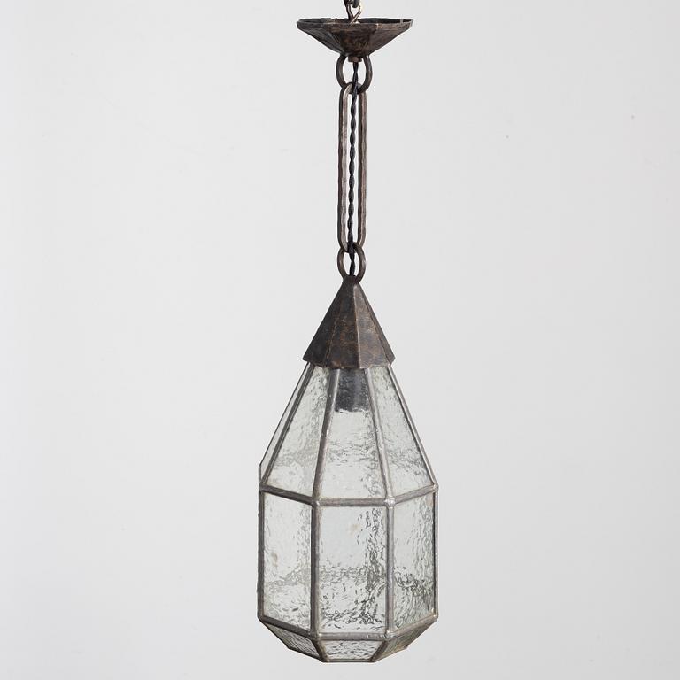 Harald Notini, a model "5994" ceiling lamp, Arvid Böhlmarks Lampfabrik, Stockholm, 1920s-30s.