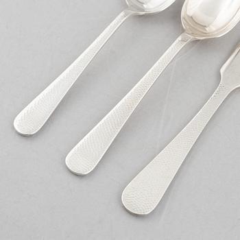 Bestick, 35 delar, sterlingsilver, 1900-tal.