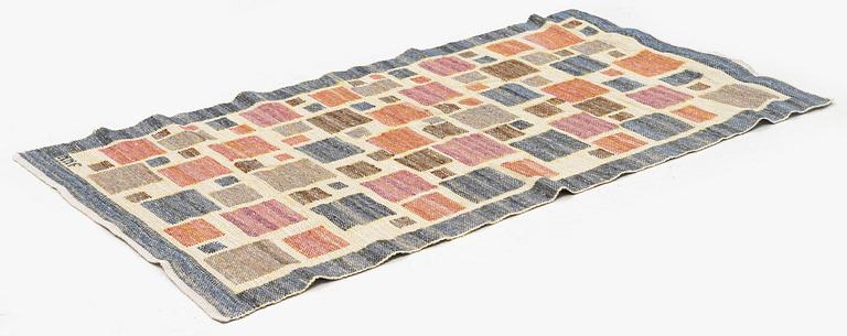 Märta Måås-Fjetterström, a textile, 'Elment', flat weave, c 100 x 54 cm, signed MMF.