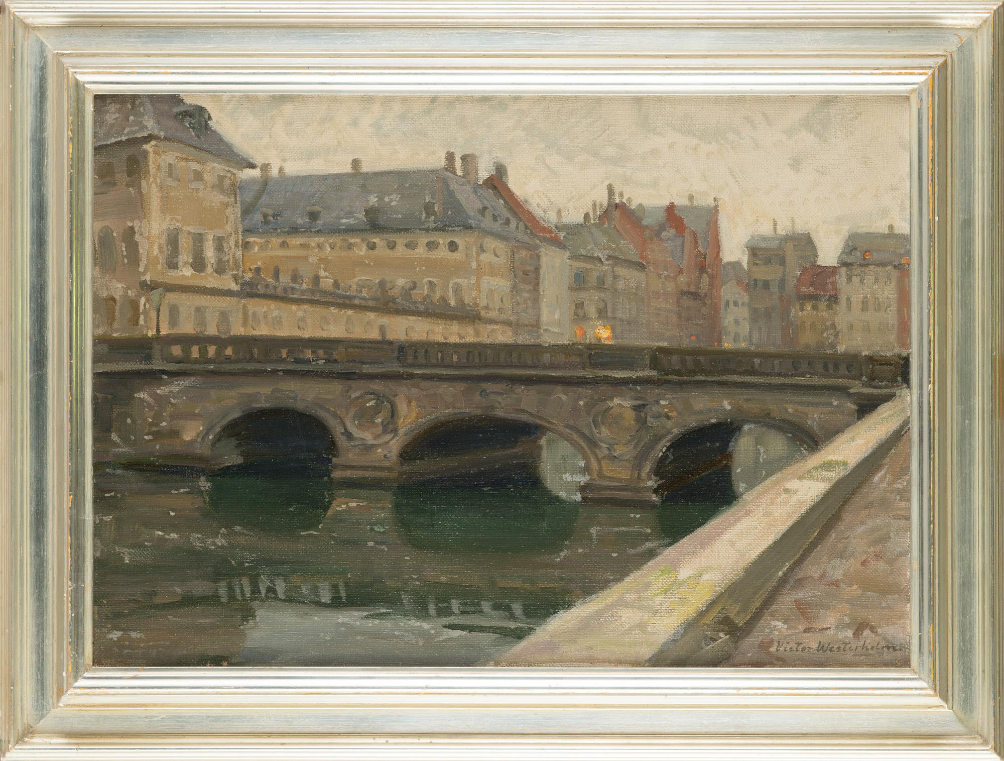 Victor Westerholm, oil on canvas, signed.