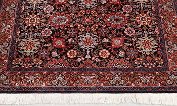 A part silk Bidjar, so called Takab, ca 195 x 104 cm.
