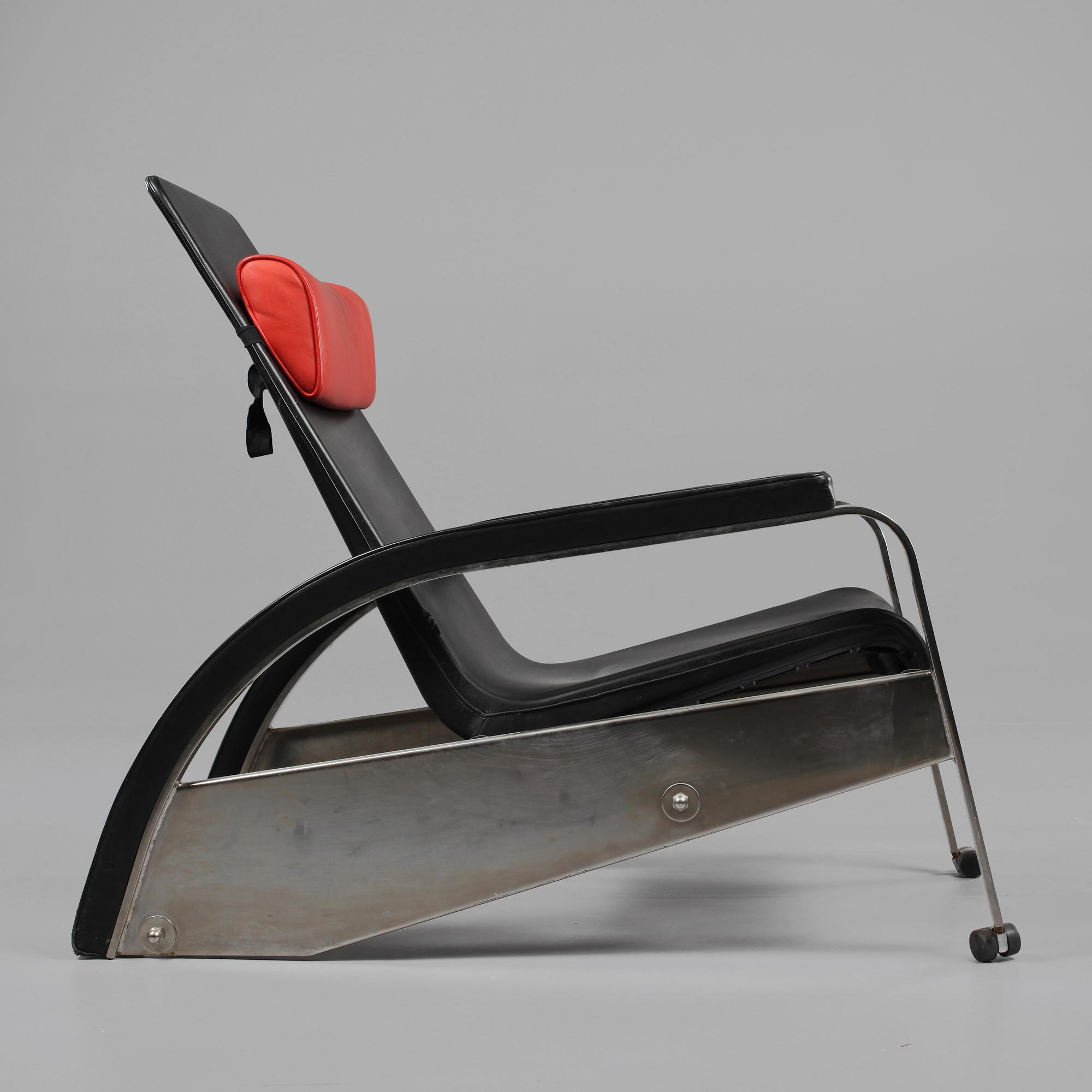 FÅTÖLJER, ett par, "Grande Repos", Jean Prouvé, Tecta, 1980-tal.