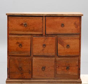 KÖPMANSDISK, allmoge, 1800-talets slut.