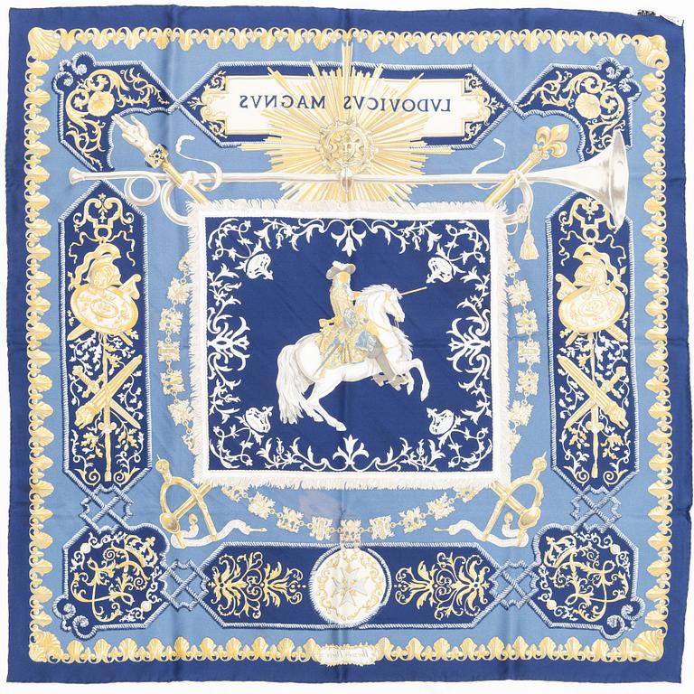 Hermès, scarf, "Ludovicus Magnus".