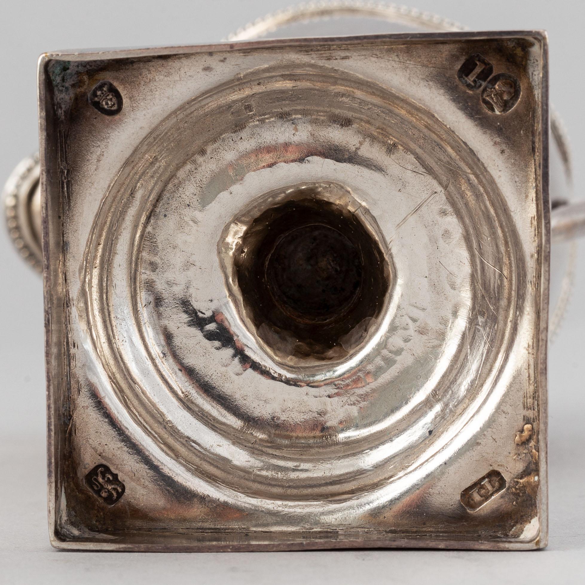 John Lambe troligen, gräddkanna, silver, London 1786.