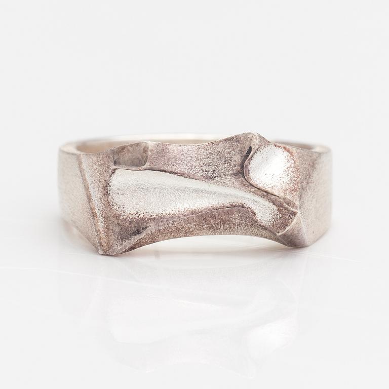 Björn Weckström, Ring, sterlingsilver. Lapponia 2008.