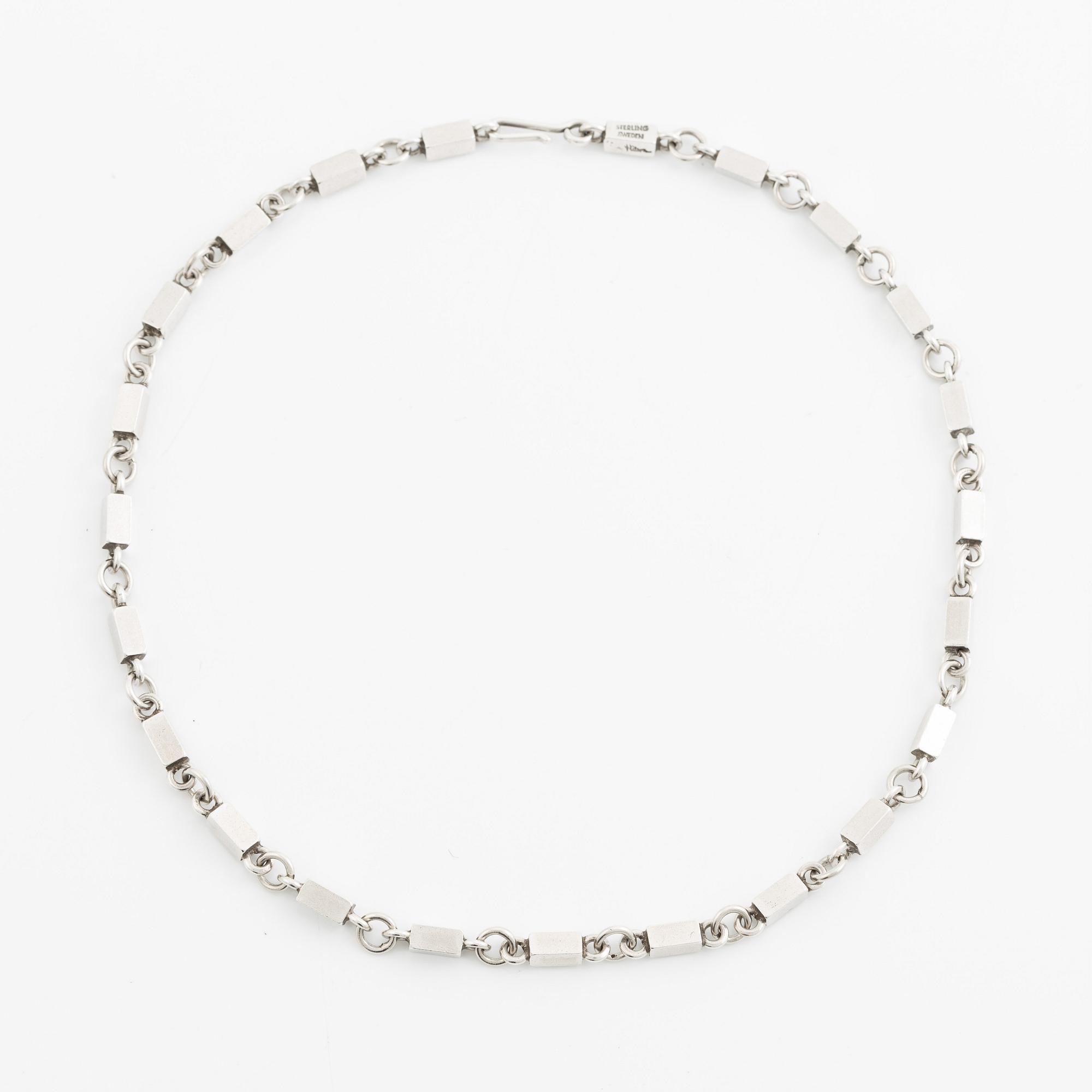 Wiwen Nilsson, a necklace, sterling silver, Lund 1974.