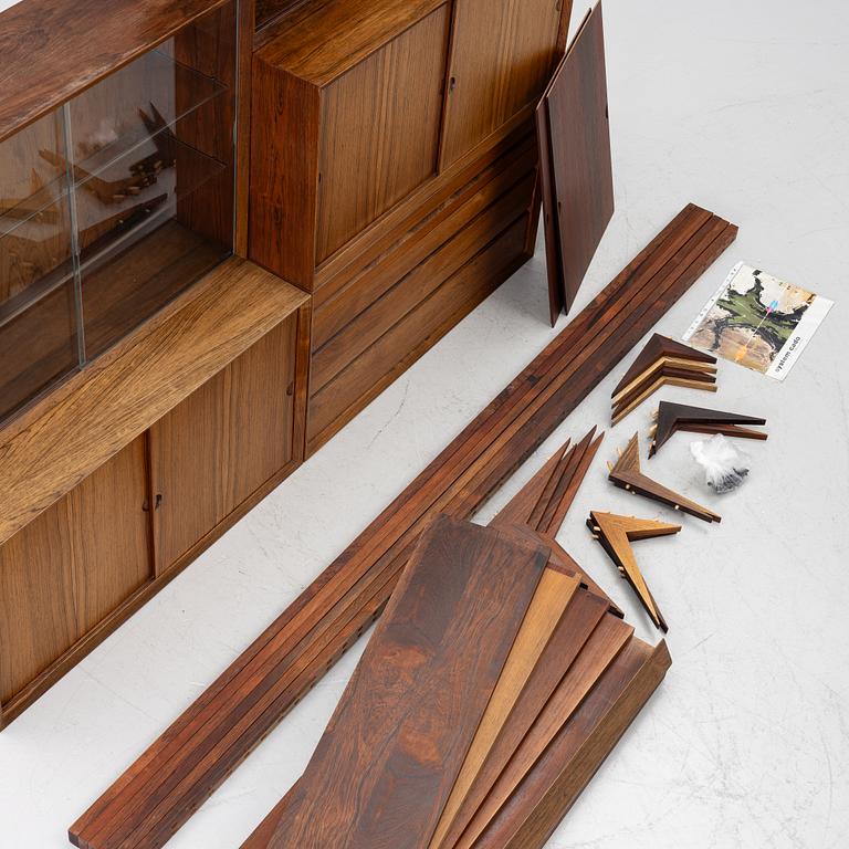 Poul Cadovius, Shelving system, “System Cado”, Royal System, Denmark, 1960s.