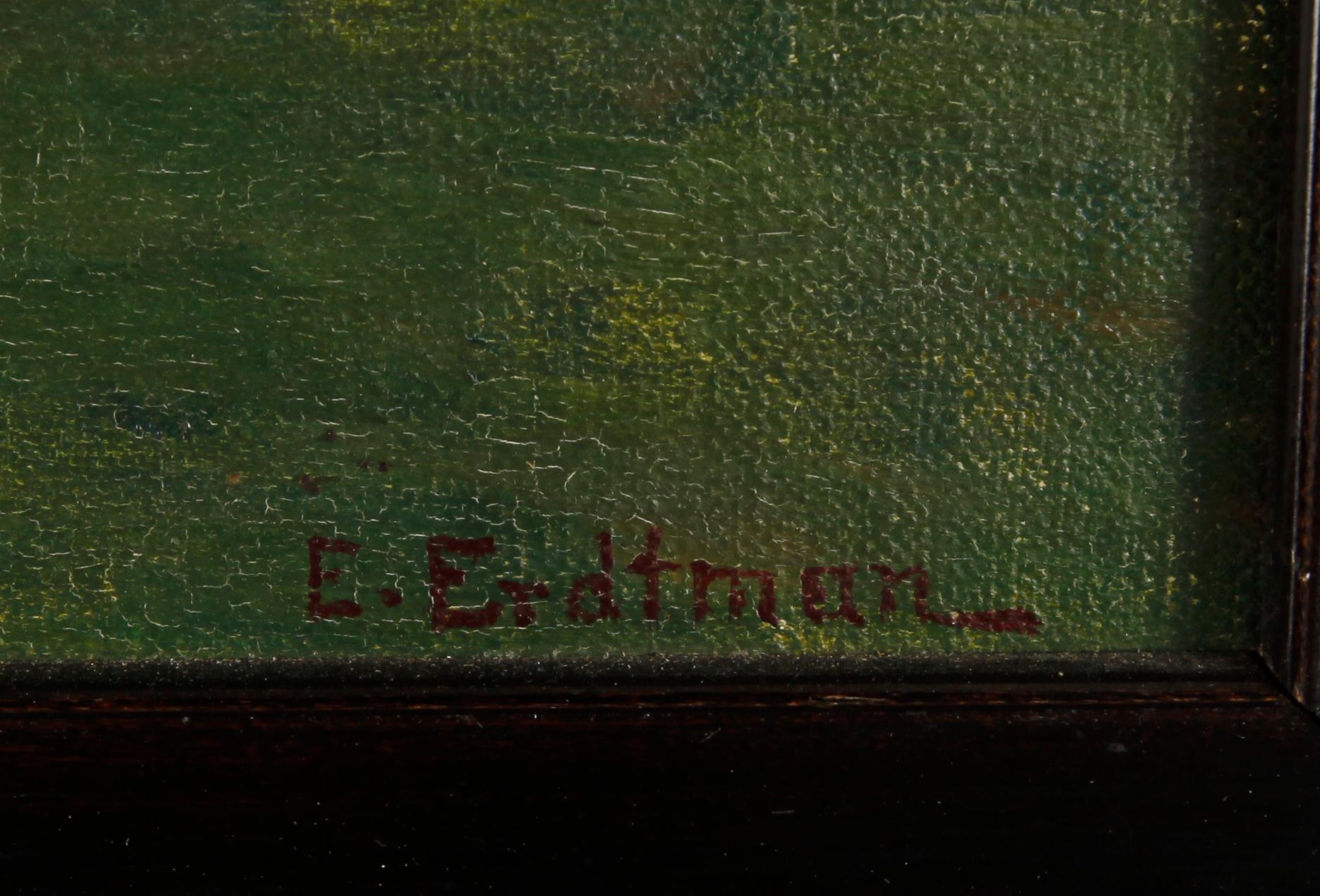 ELIAS ERDTMAN, olja på duk, sign.