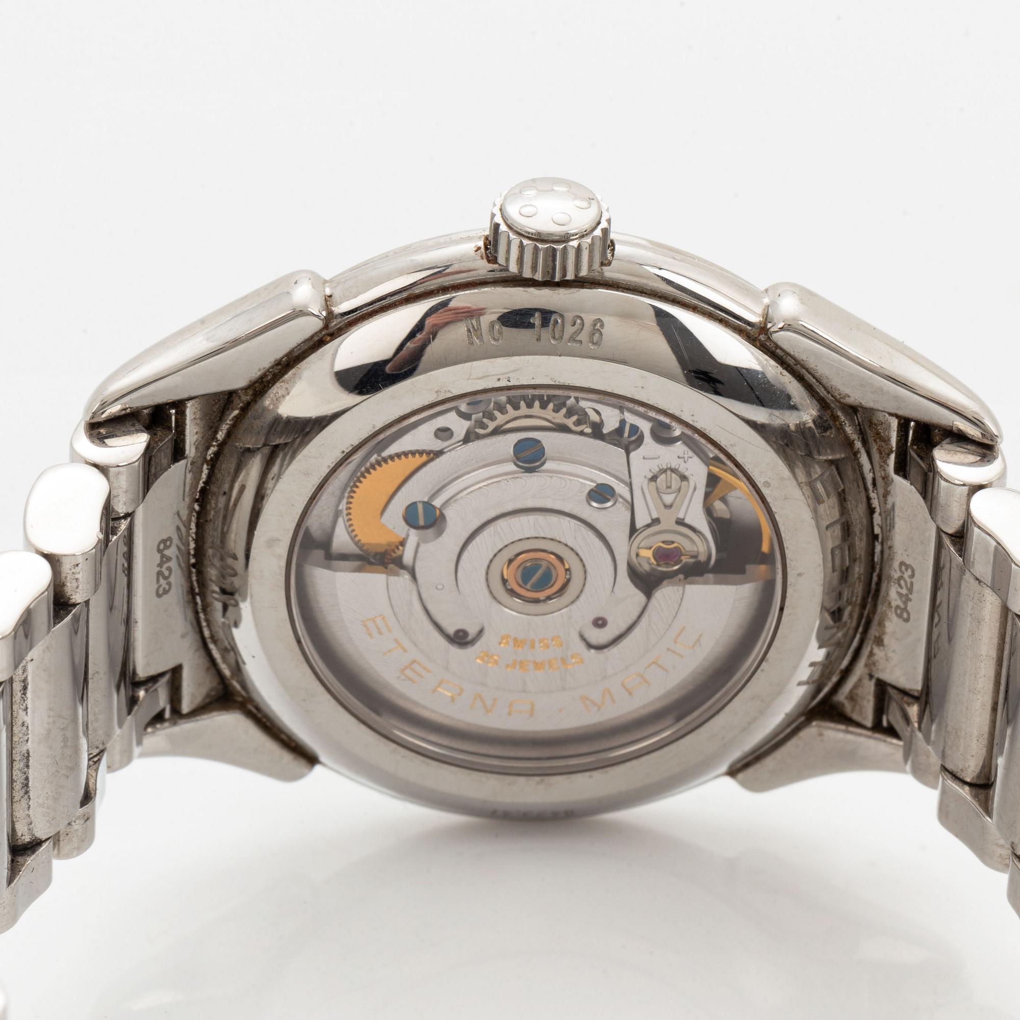 Eterna-Matic, Eterna 1948, Chronometer, wristwatch, 36,5 mm.