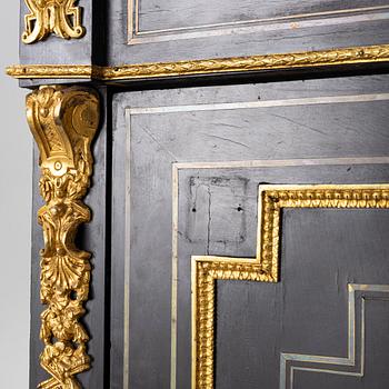 Cabinet, Boulle style, probably France, early 20th century.