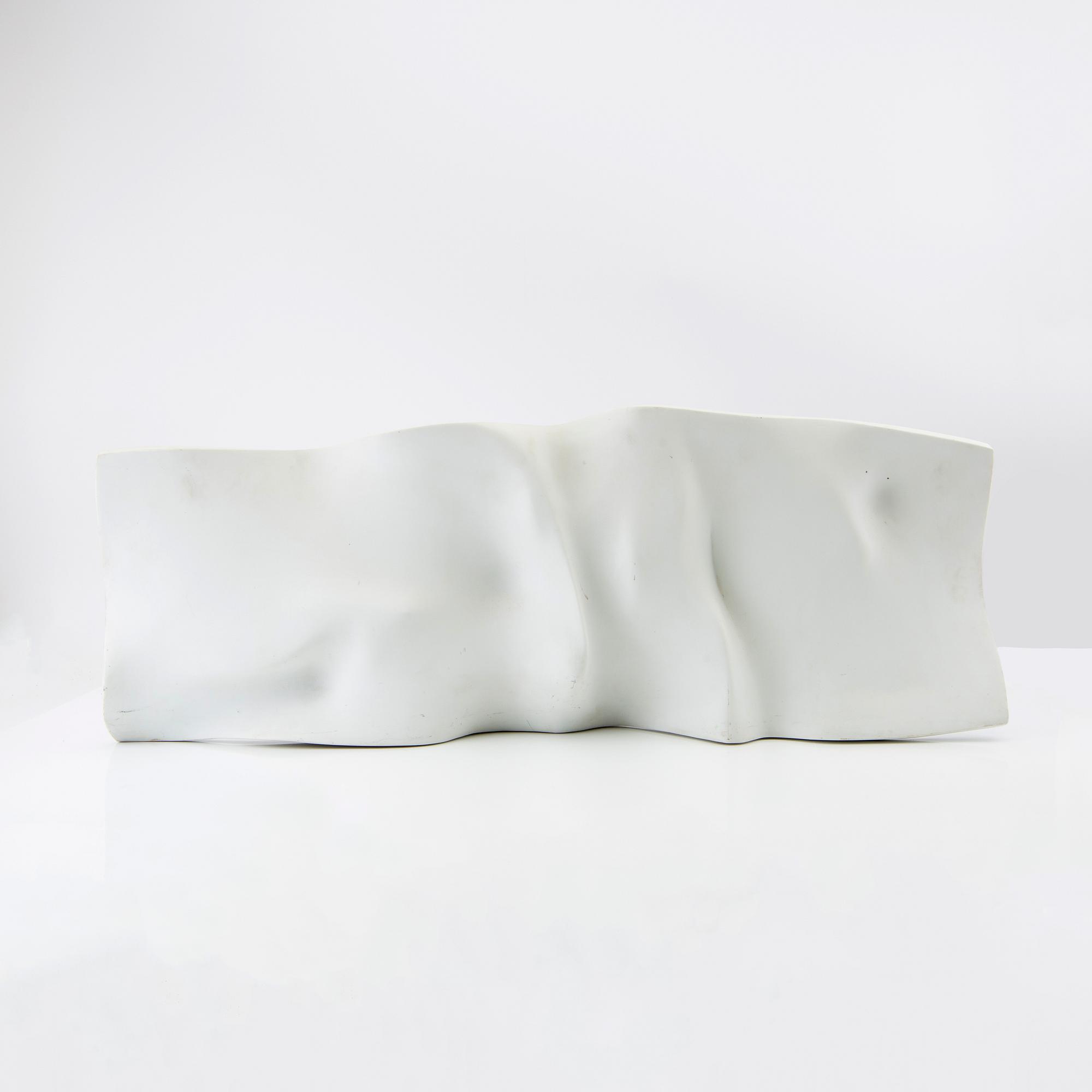 Gió Pomodoro, relief "Folla" Rosenthal Ars Porcellana Relief Riehe signerad och numrerad 1/15 (?) porslin.