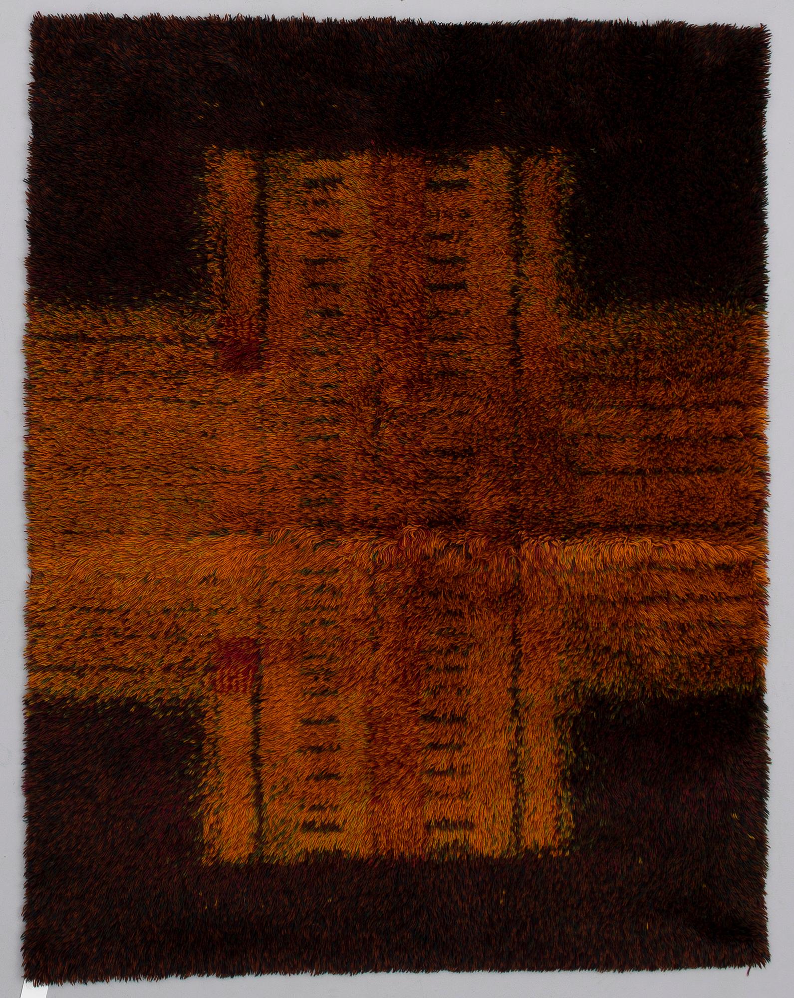 RITVA PUOTILA, RYA-MATTA, OY FINNRYA AB. Ca 177x136 cm.