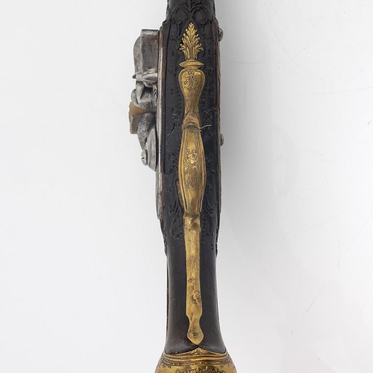 Flintlåspistol, 1700-tal.