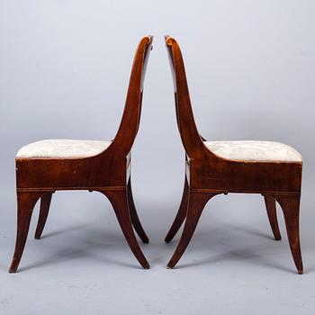 STOLAR, 6 st, biedermeier, Ryssland 1820-1830.