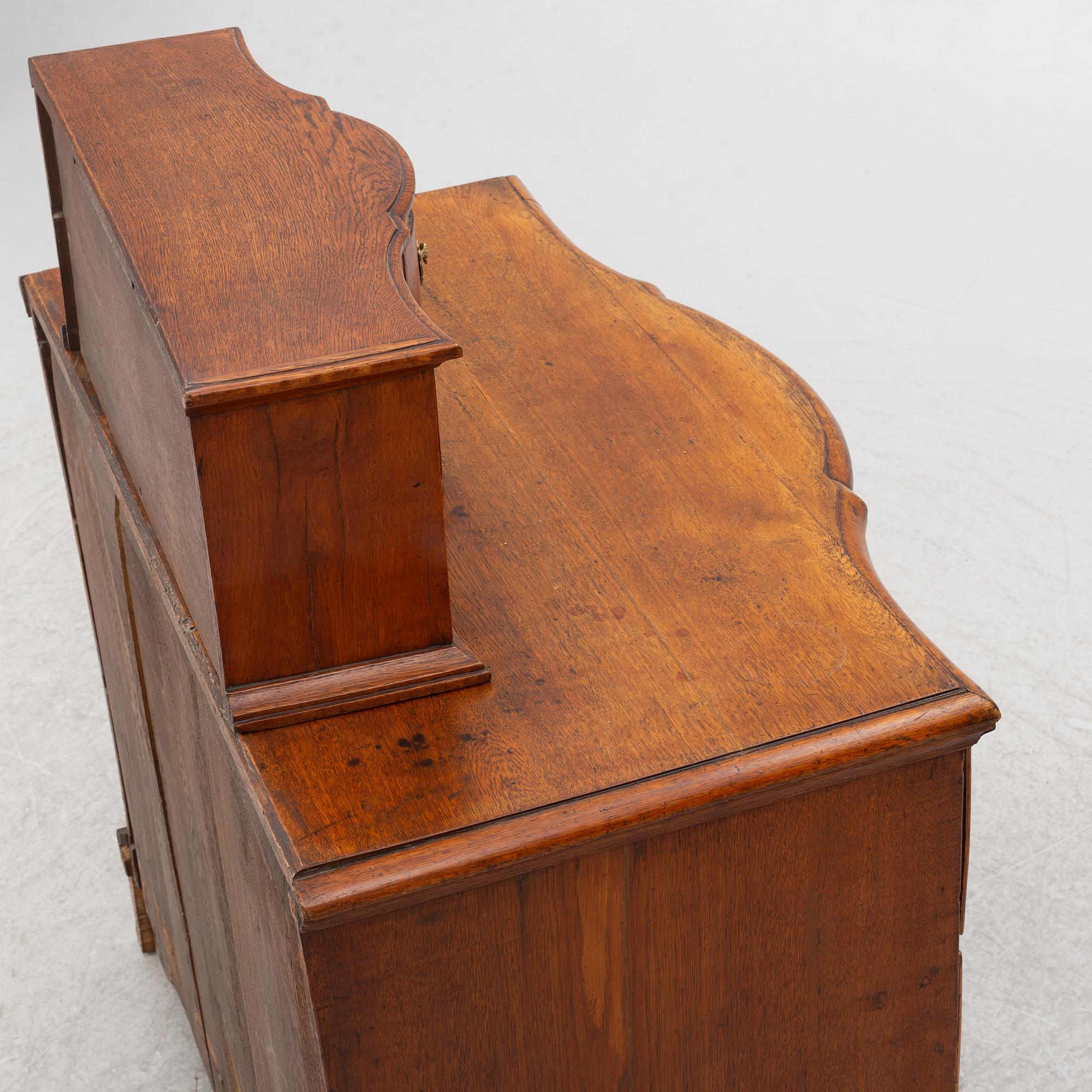 Bureau, late Baroque 18th century.