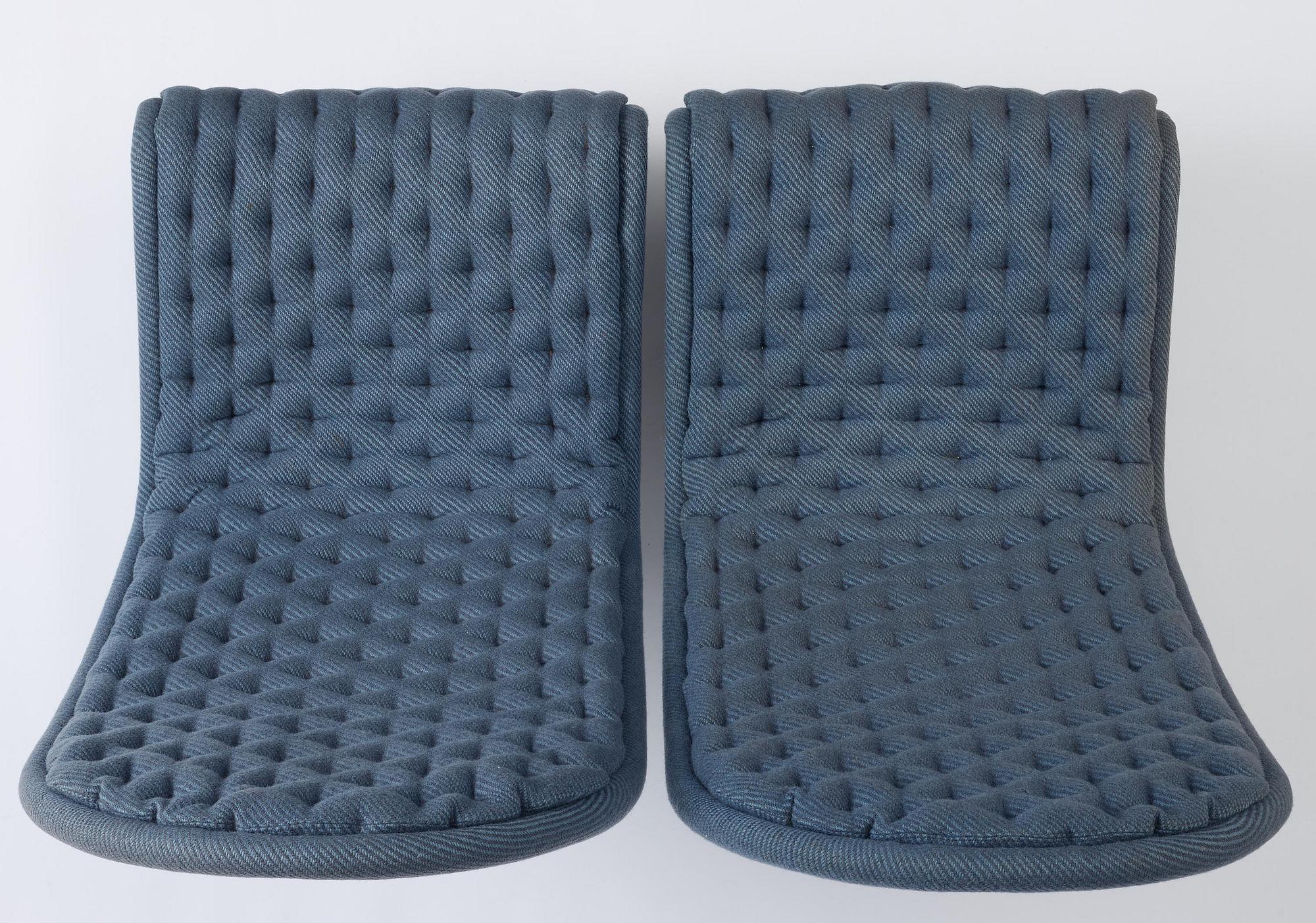 Verner Panton, fåtöljer, ett par, "System 1-2-3", Fritz Hansen, Danmark, 1970-tal.