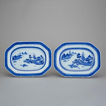 FAT, 3 stycken, porslin, Kina, 1800-tal.