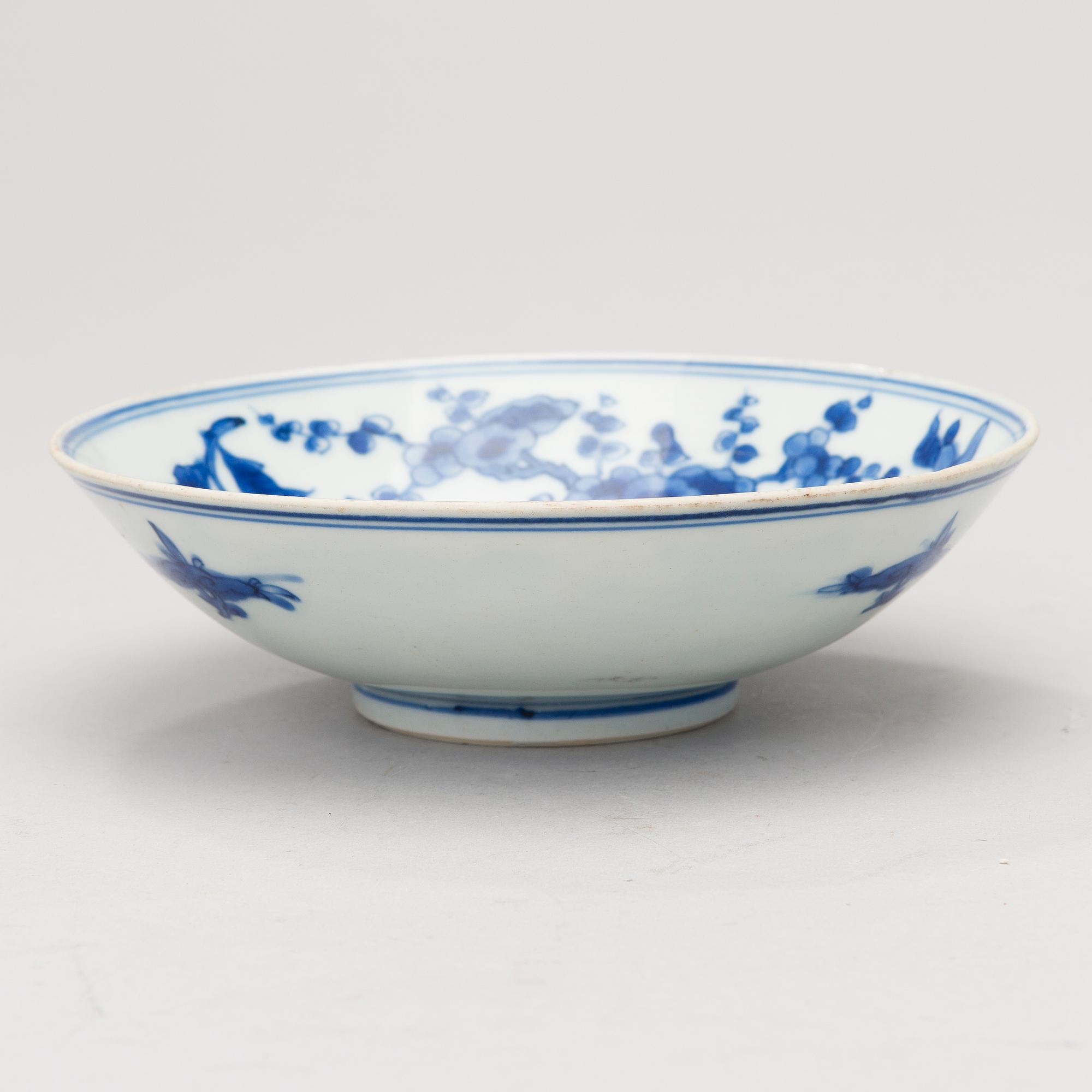 A late Ming porcelain bowl mid 18th century.
