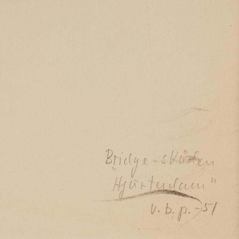 Vilhelm Bjerke-Petersen, "Bridgeskålen - Hjärterdam".