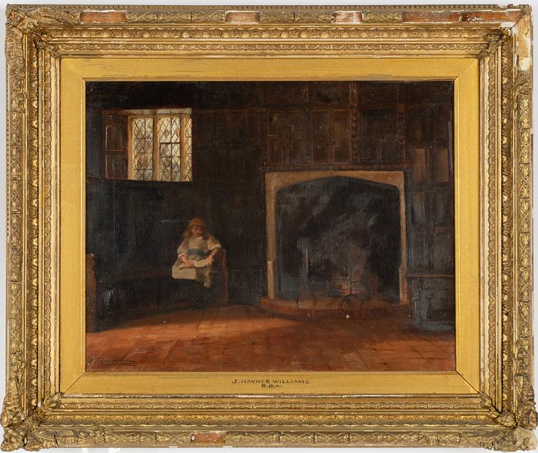 John William Haynes, By the Fireplace.