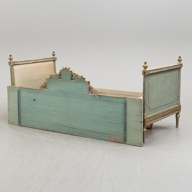 a 20th century bed, some parts 18th century.