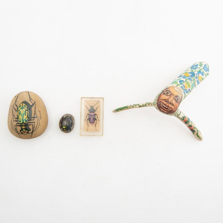 Karl Axel Pehrson, objects, 4 pcs, including "Traba IX" and "Öland".