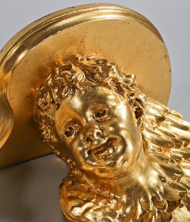 KONSOLHYLLOR, ett par, 1900-tal.