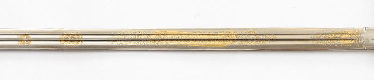 Sabel, svensk, m/1899 för officer, med balja.