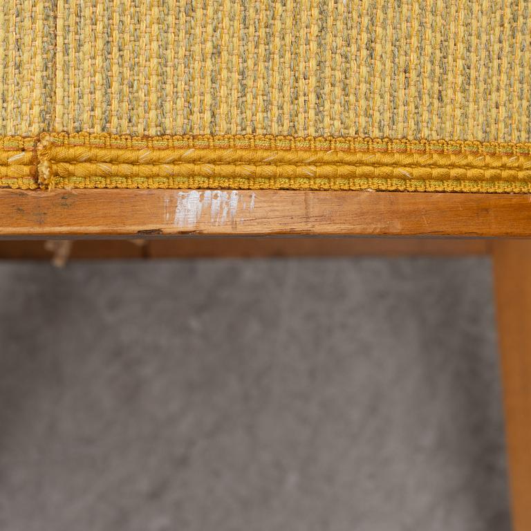 Josef Frank, a model 647 ottoman, Firma Svenskt Tenn, before 1985.