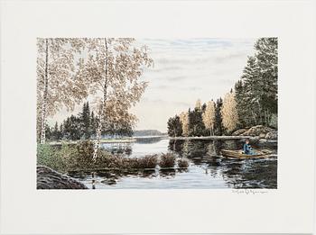 REINHOLD LJUNGGREN, a folder with 6 lithographs, signed and numbered 60/150.