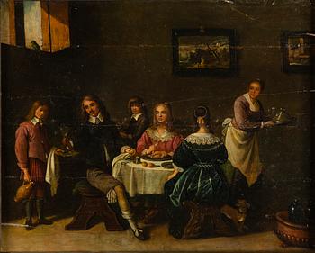 Flamländsk skola, 17/1800-tal, olja på pannå.