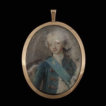 CARL FREDRIK MÖRCK, Miniatyr, gouache, ej signerad.