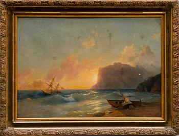 AFTER IVAN AIVAZOVSKY, late 19th century, oil on canvas.
