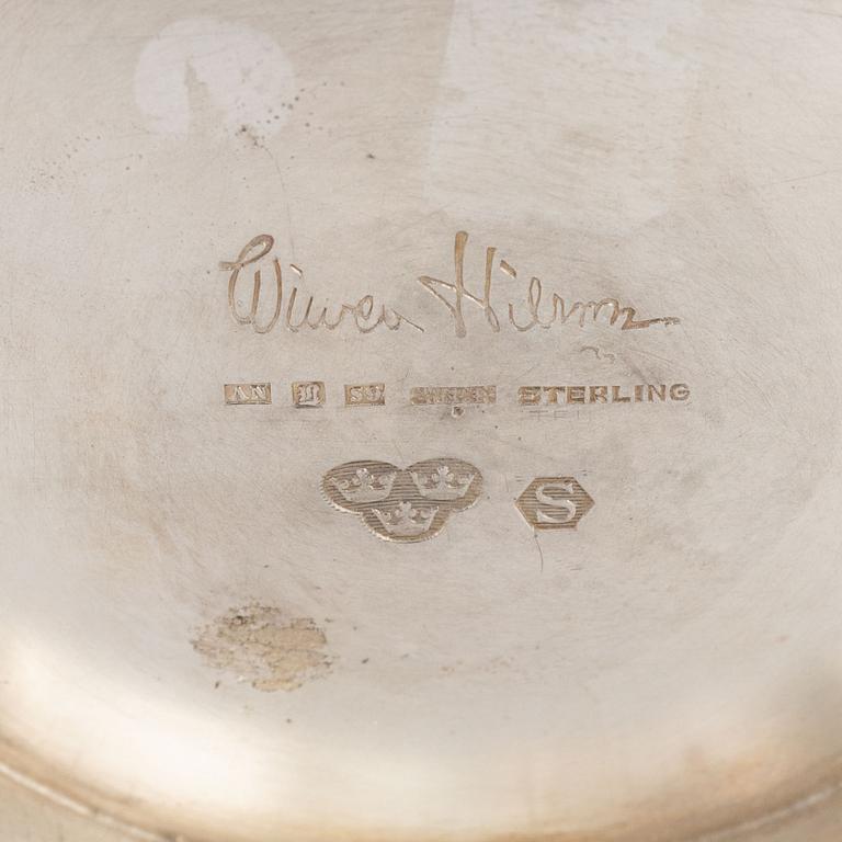 Wiwen Nilsson, skål, sterlingsilver, Lund 1968. Signerad.